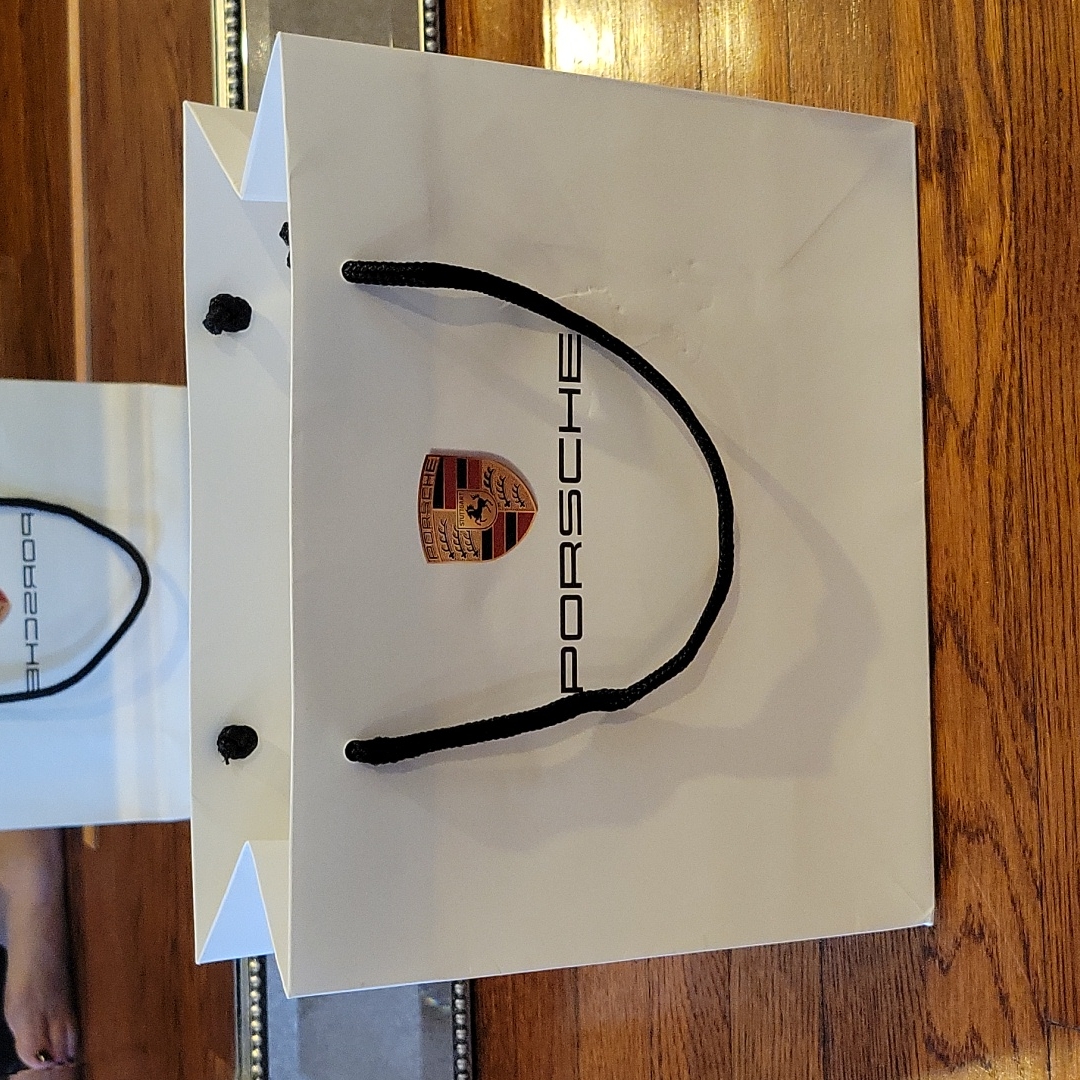 Porsche Shopping Bag Paper Empty